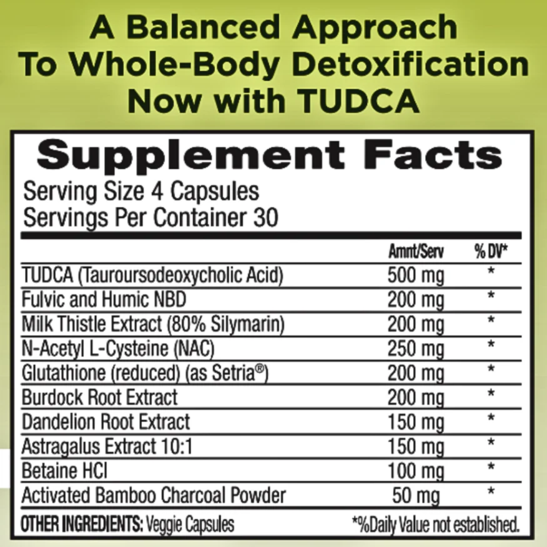 Water Fusions liver gallbladder and GI detox capsules