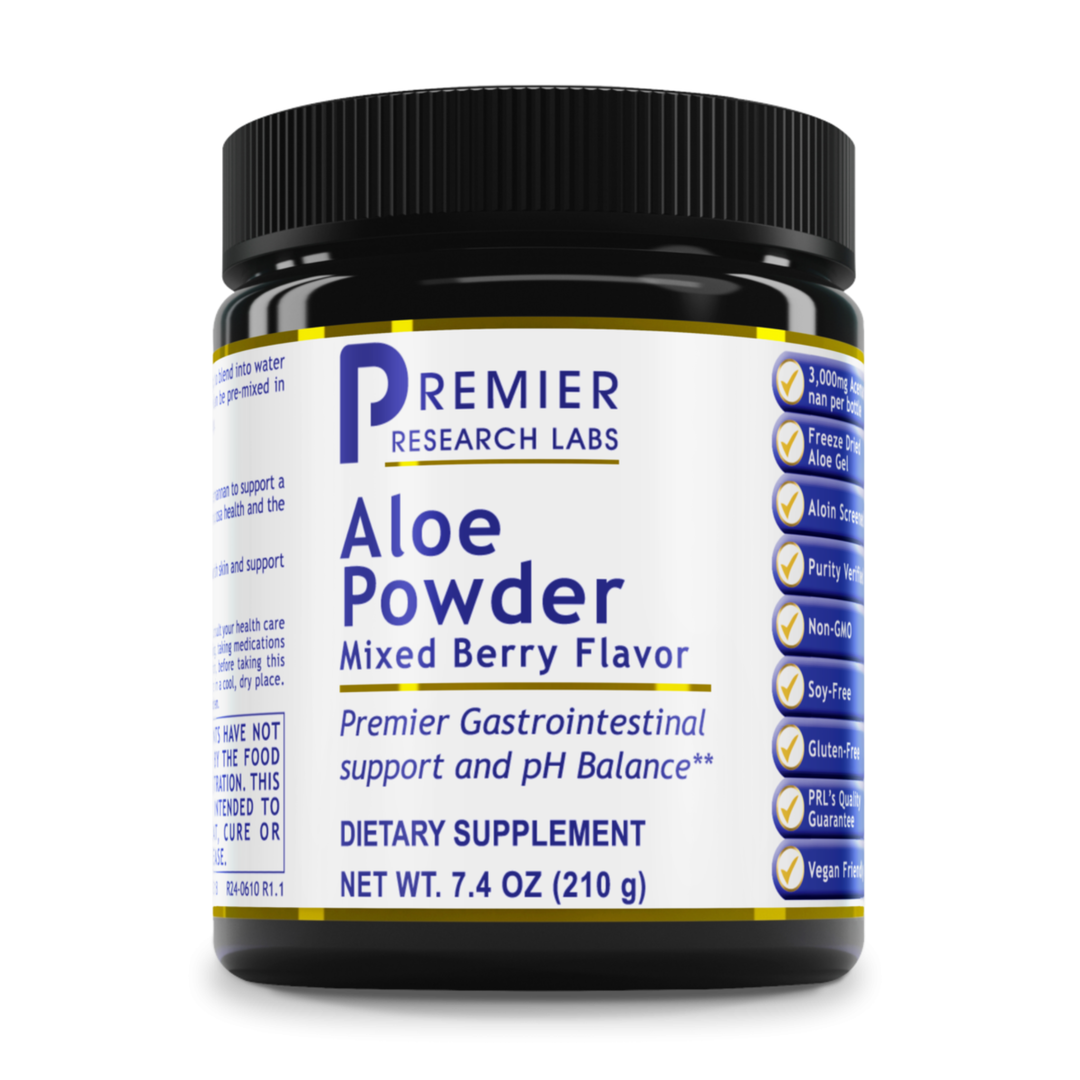 Premier Research Labs aloe powder mixed berry