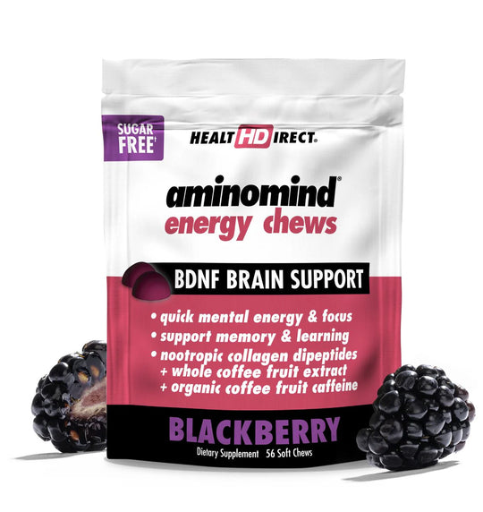 Water Fusions AminoMind energy gummies bottle front