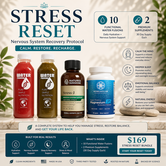 Stress Reset Bundle for Calm, Sleep & Nervous System Recovery
