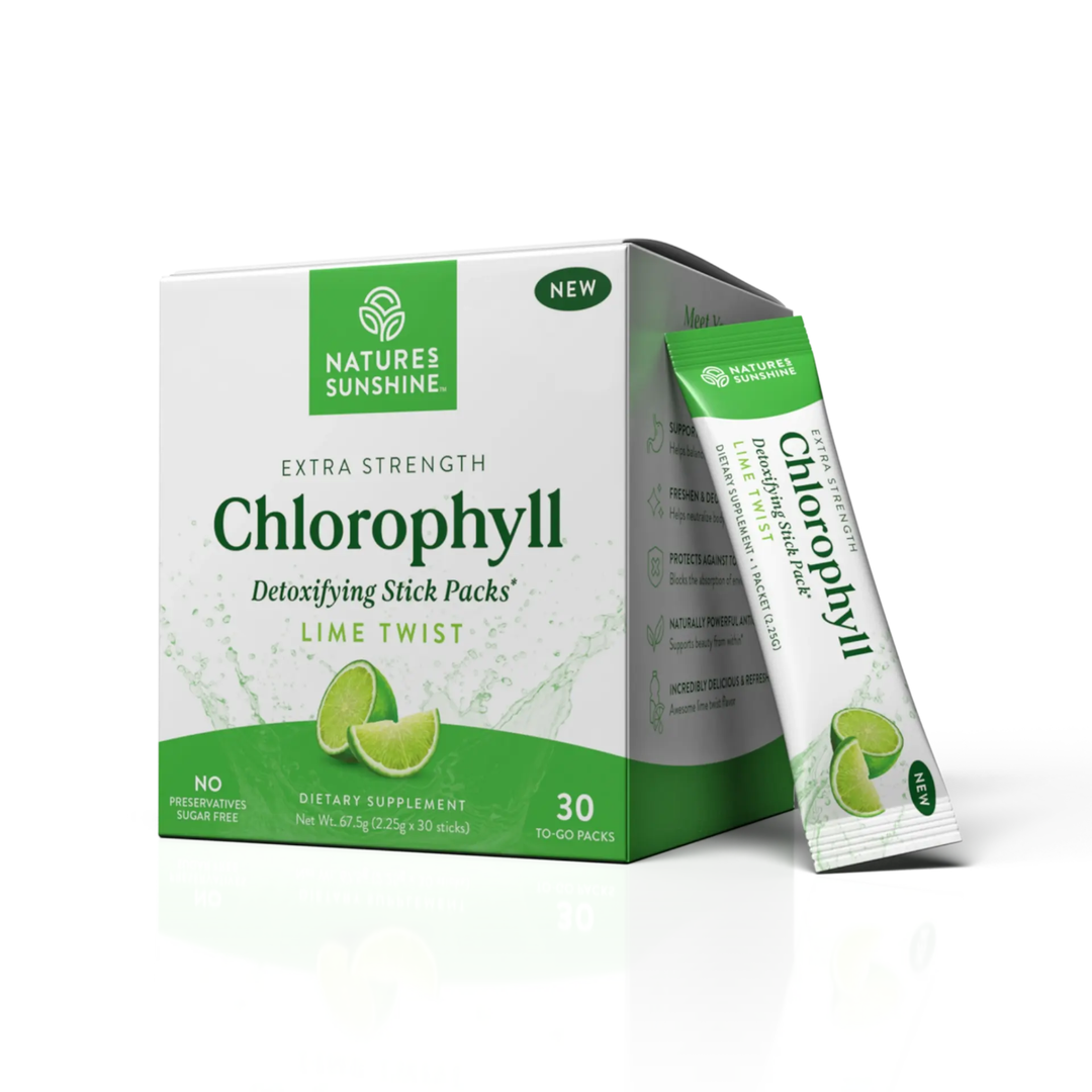 Water Fusions Nature’s Sunshine Chlorophyll Stick Packs