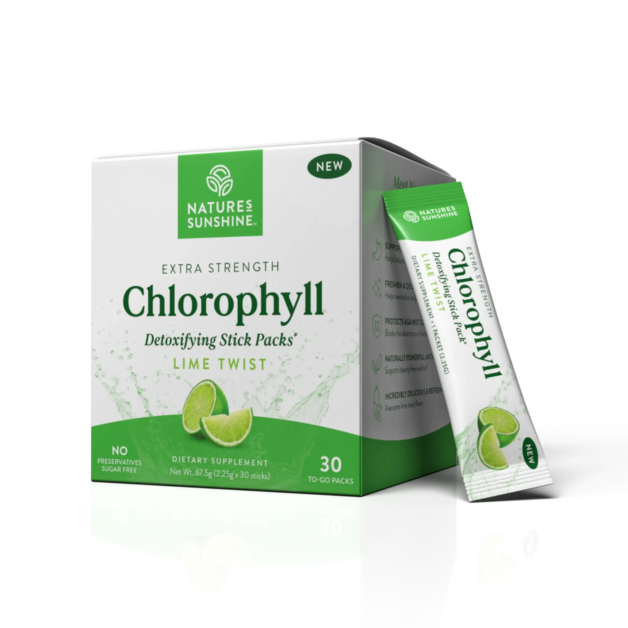 Water Fusions Nature’s Sunshine Chlorophyll Stick Packs