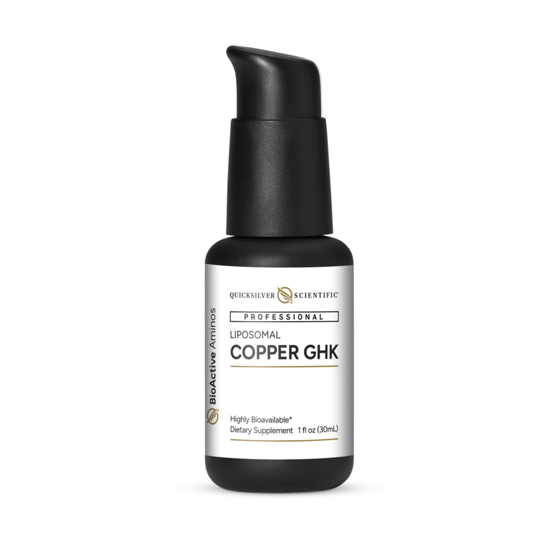 Water Fusions oral liposomal copper GHK bottle front