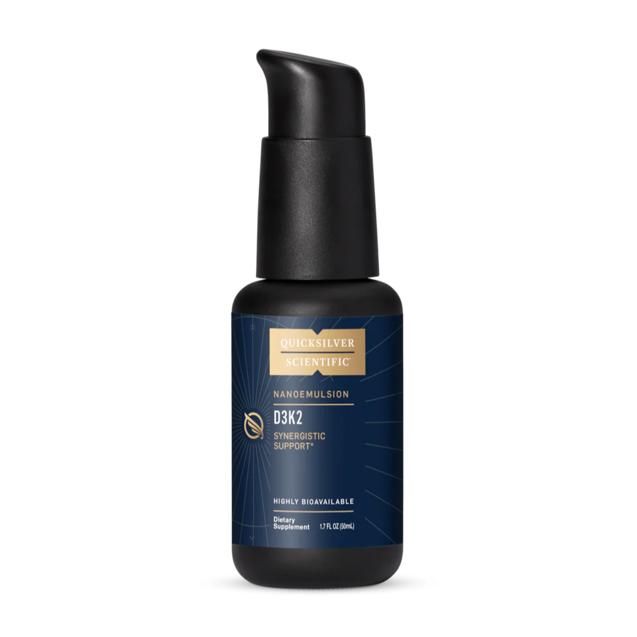 Water Fusions liposomal D3K2 bottle front
