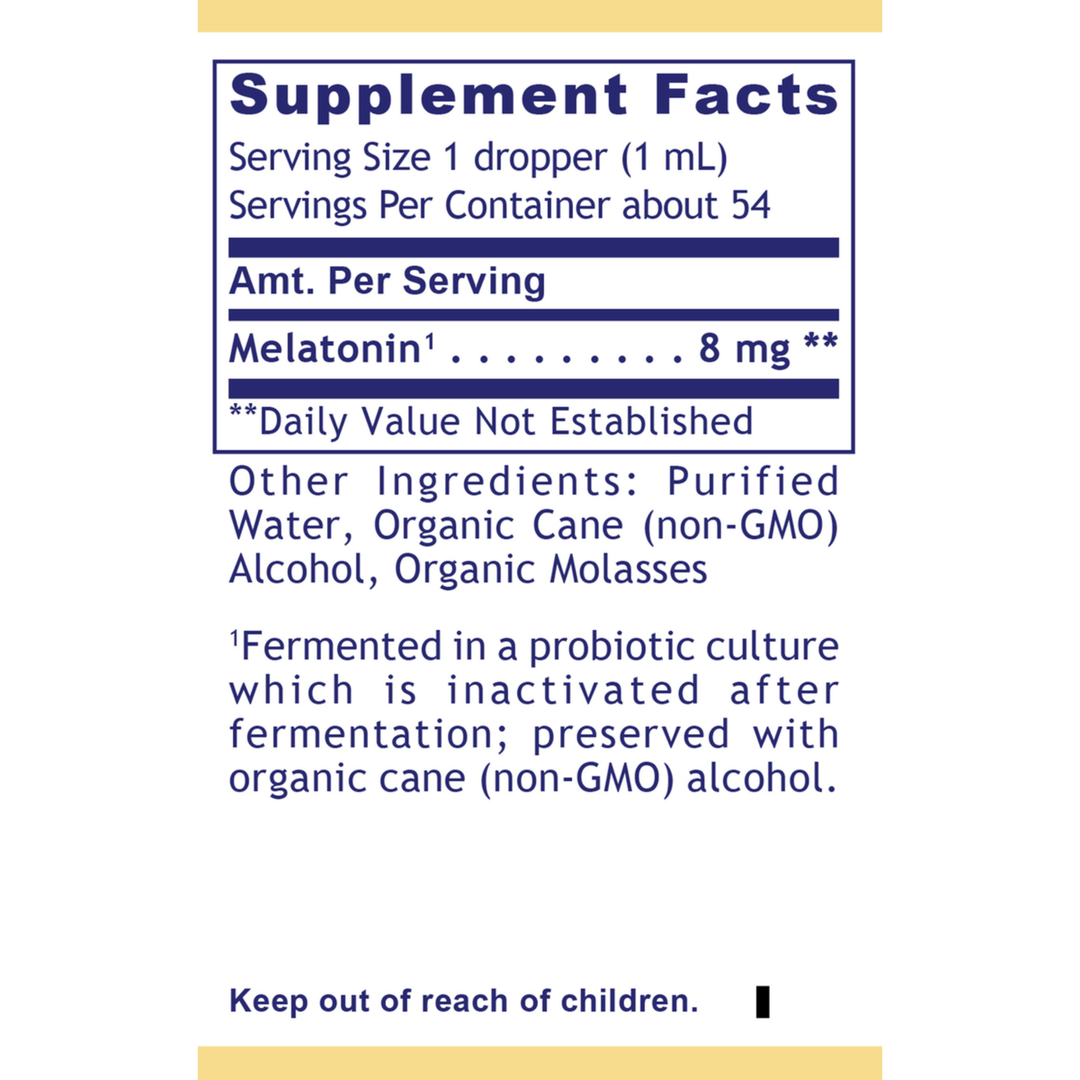 liquid melatonin sleep onset support
