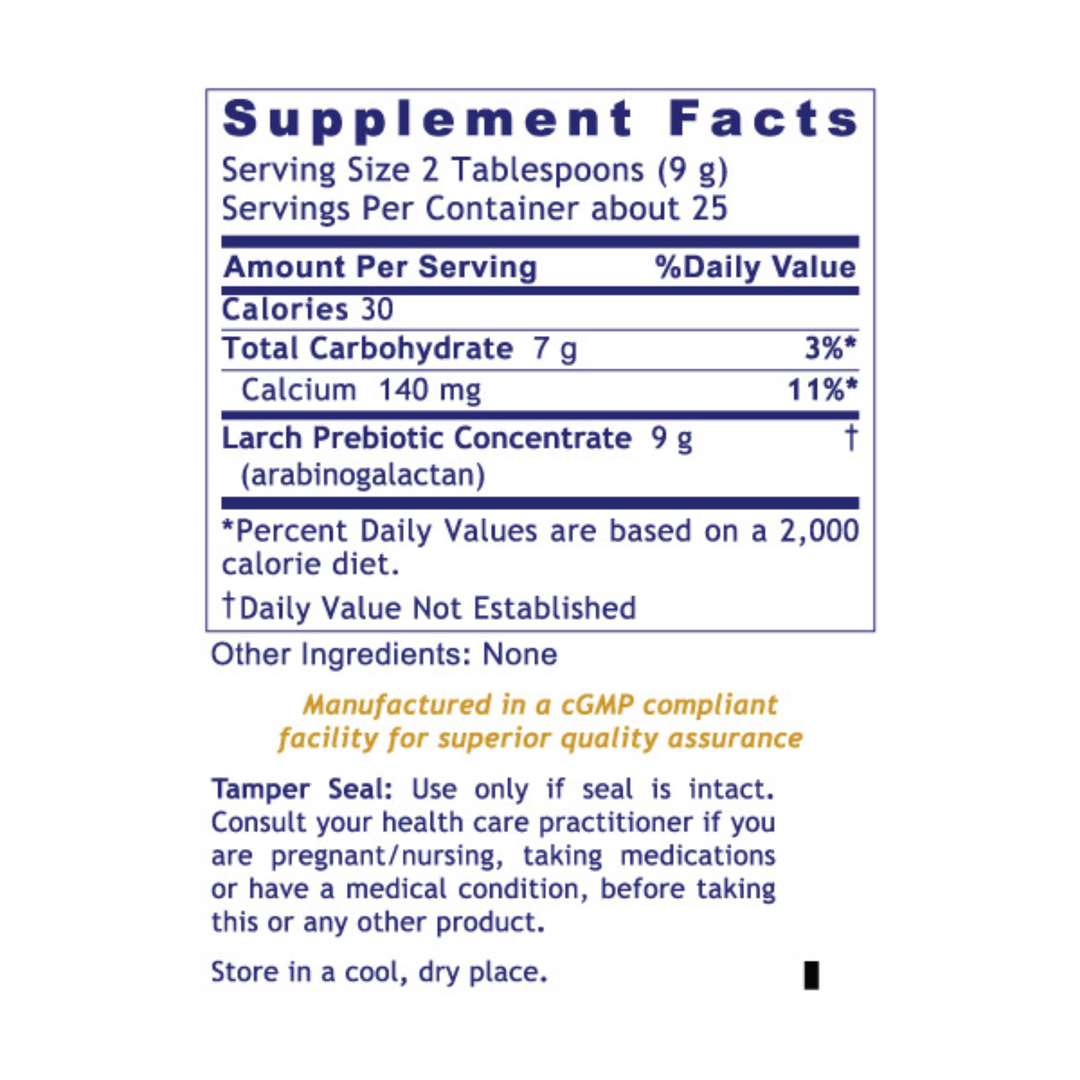 larch arabinogalactan gut repair supplement