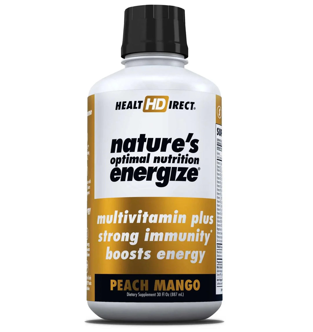 Water Fusions Optimal Energize liquid multivitamin bottle front