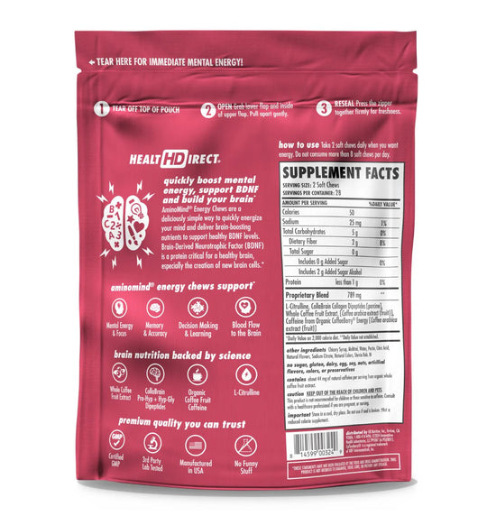 Water Fusions focus and mood soft chew gummies