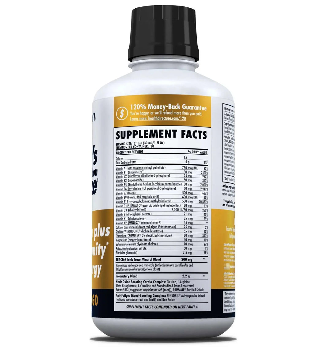 Water Fusions peach mango liquid vitamin energy support