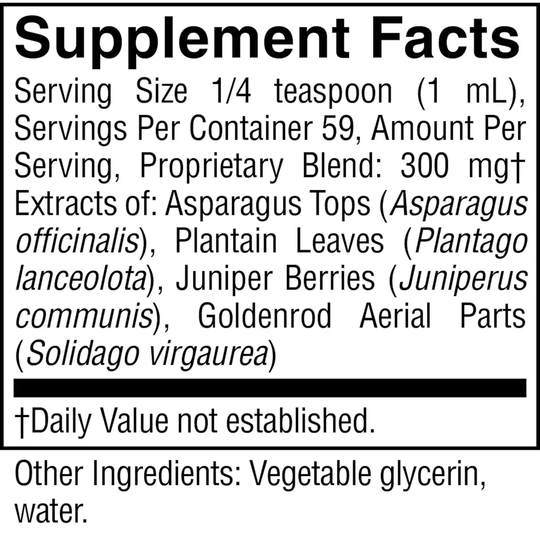 kidney urinary flow herbal drops