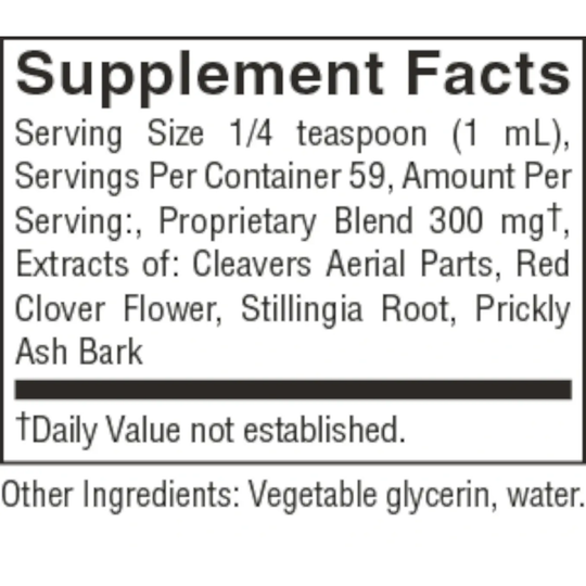 lymphatic flow herbal drops