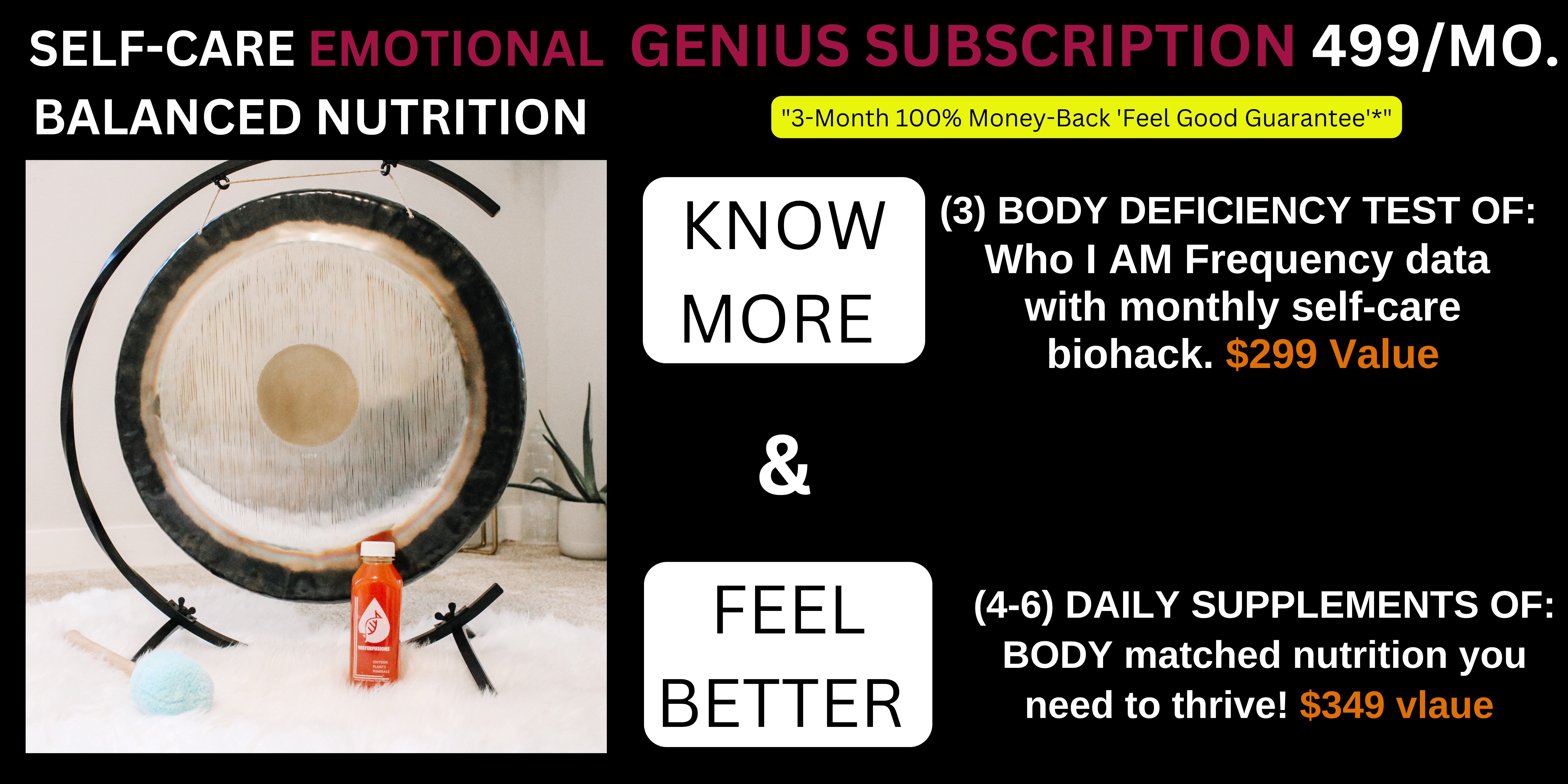 Subscribe and thrive emotional nourishment