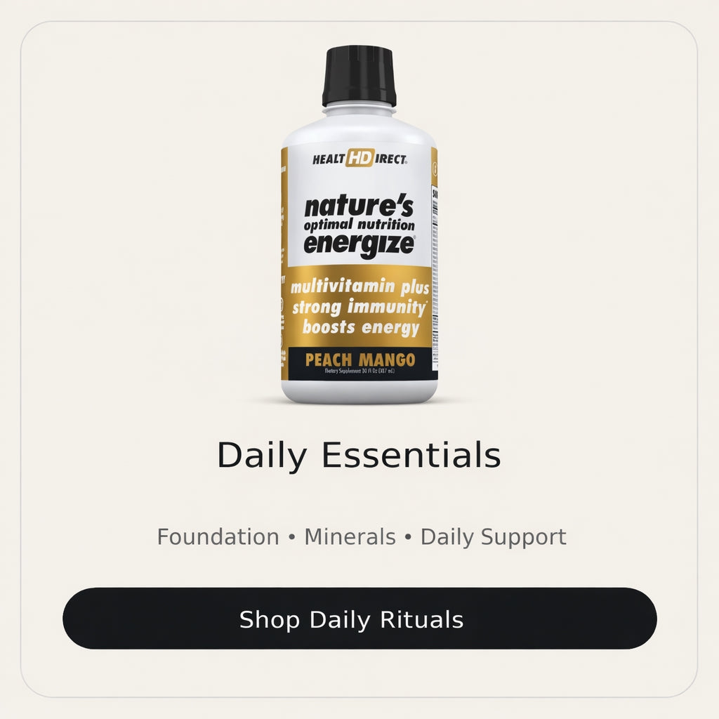 Water Fusions daily essential supplements for foundational health and daily wellness