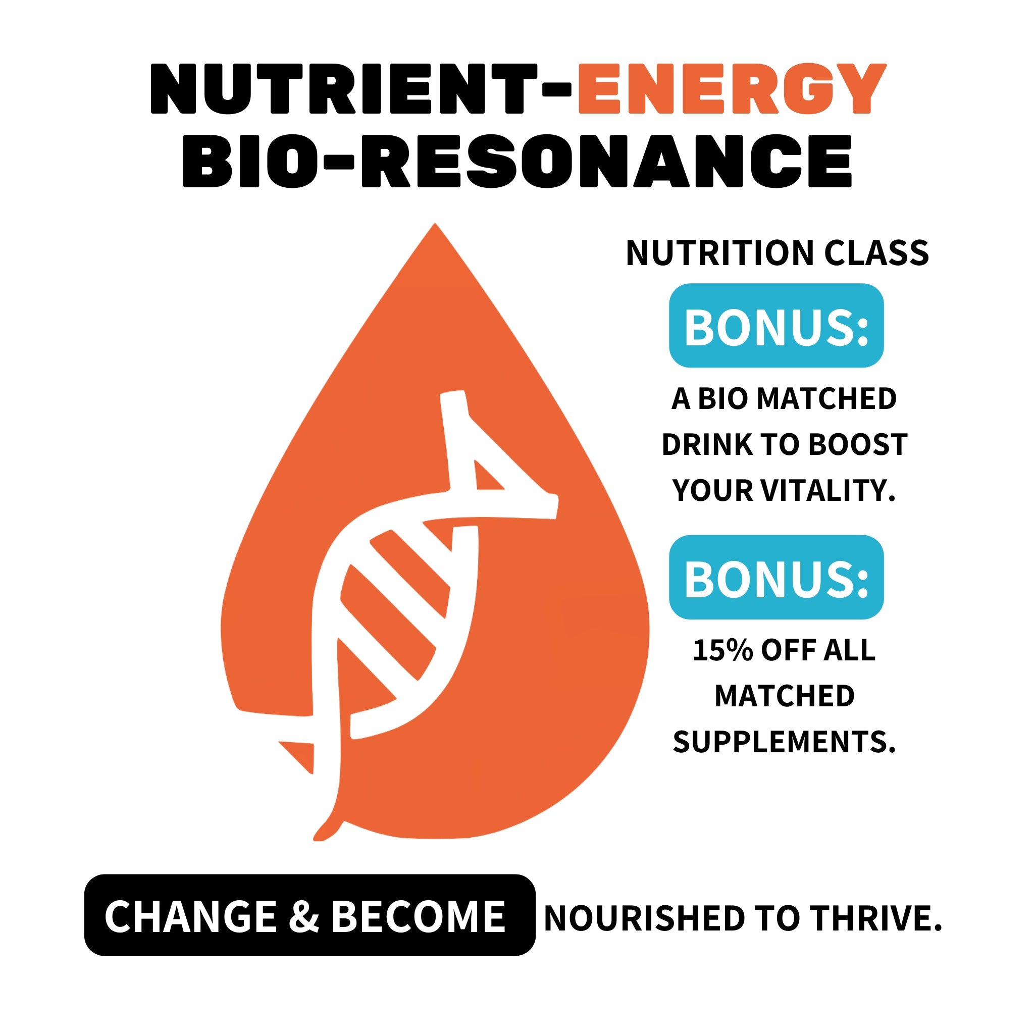 Bio Nutrition Gift - Quantum matches you to alkaline Water Fusions that restore your inner balance in 24hrs.
