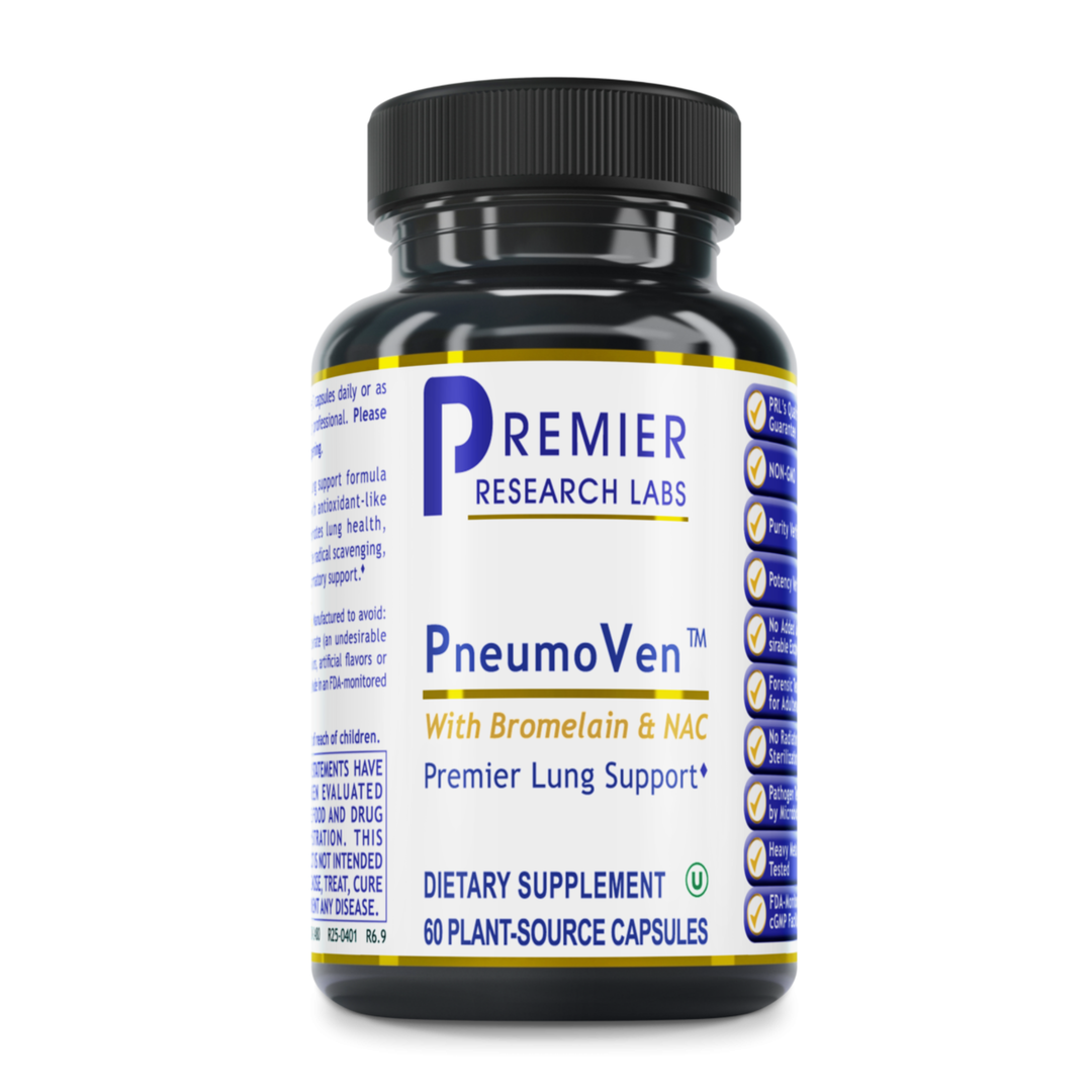 Water Fusions PneumoVen lung support capsules