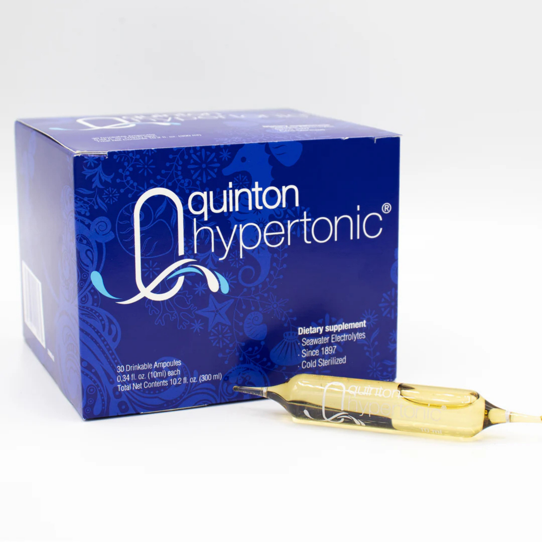 Water Fusions Original Quinton hypertonic ampoules box front