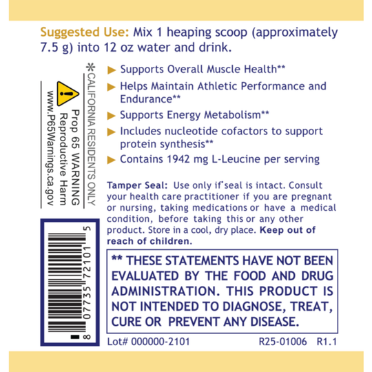 amino acid recovery support supplement