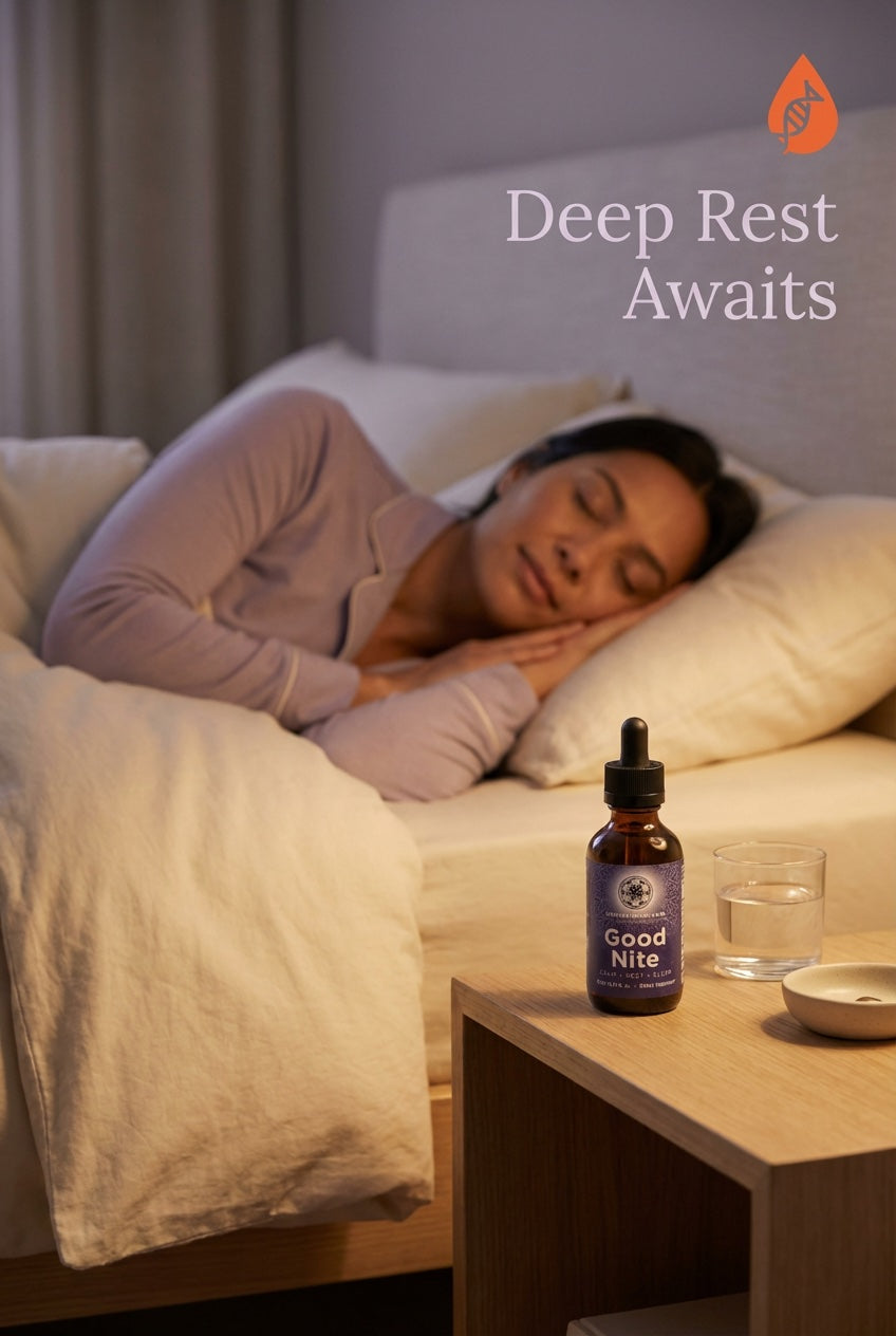 Water Fusions sleep and stress reset supplements for calm nervous system and deep rest