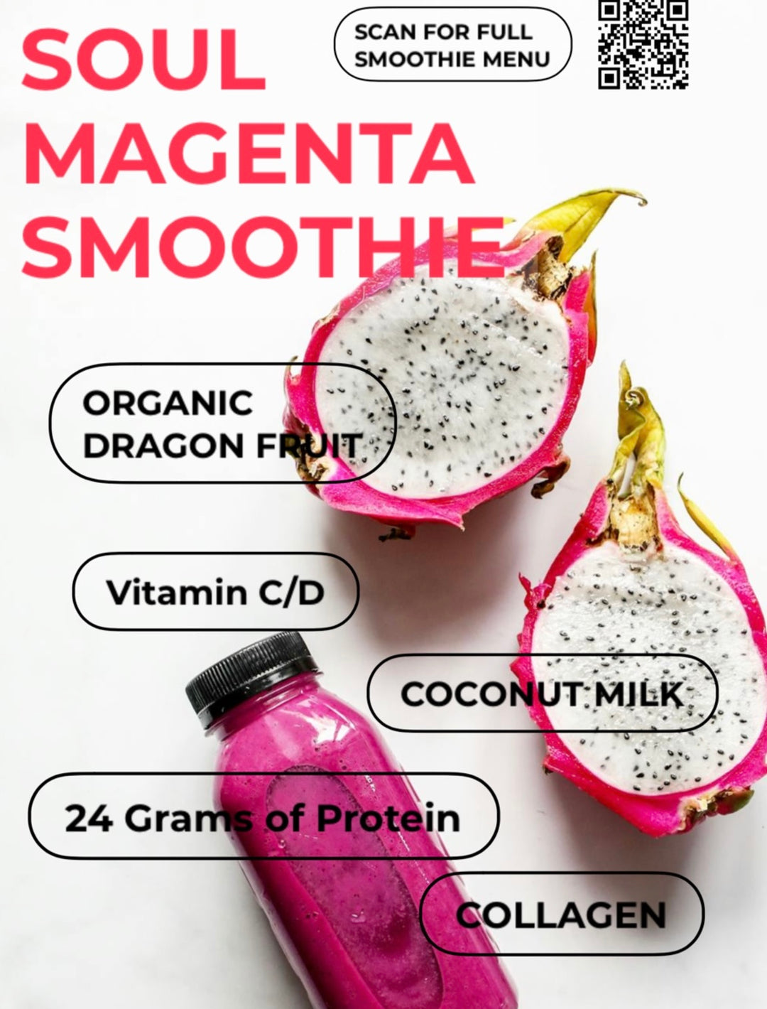 Lion’s mane protein smoothie