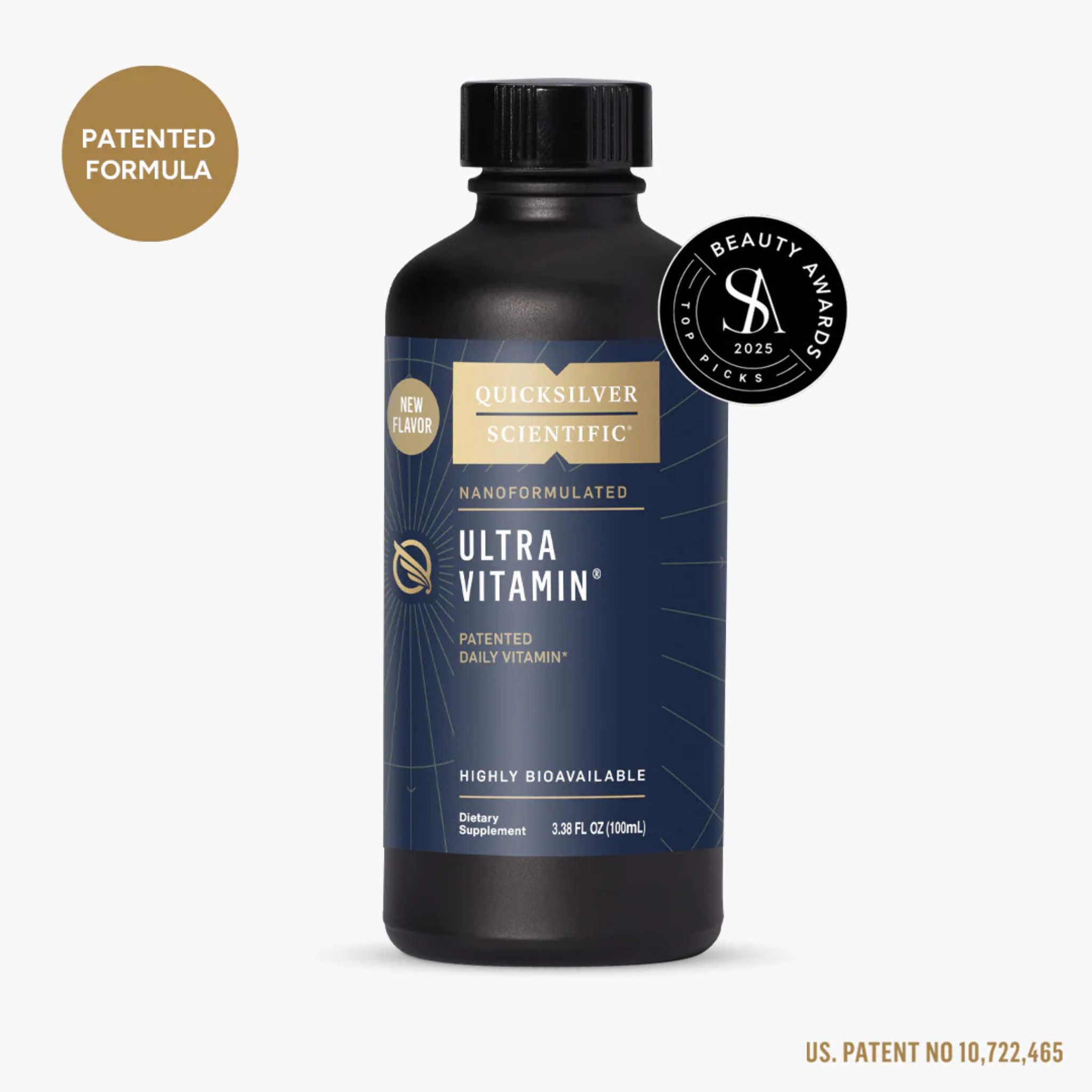 Water Fusions Ultra Vitamin liquid multivitamin bottle front
