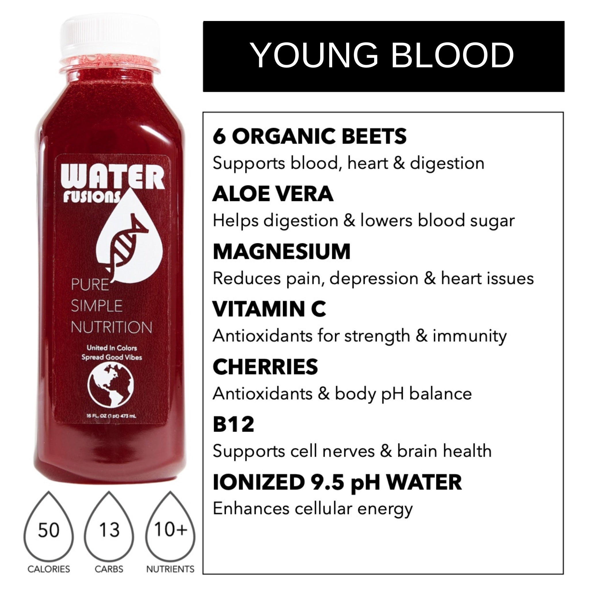 Young Blood elixir organic health drink