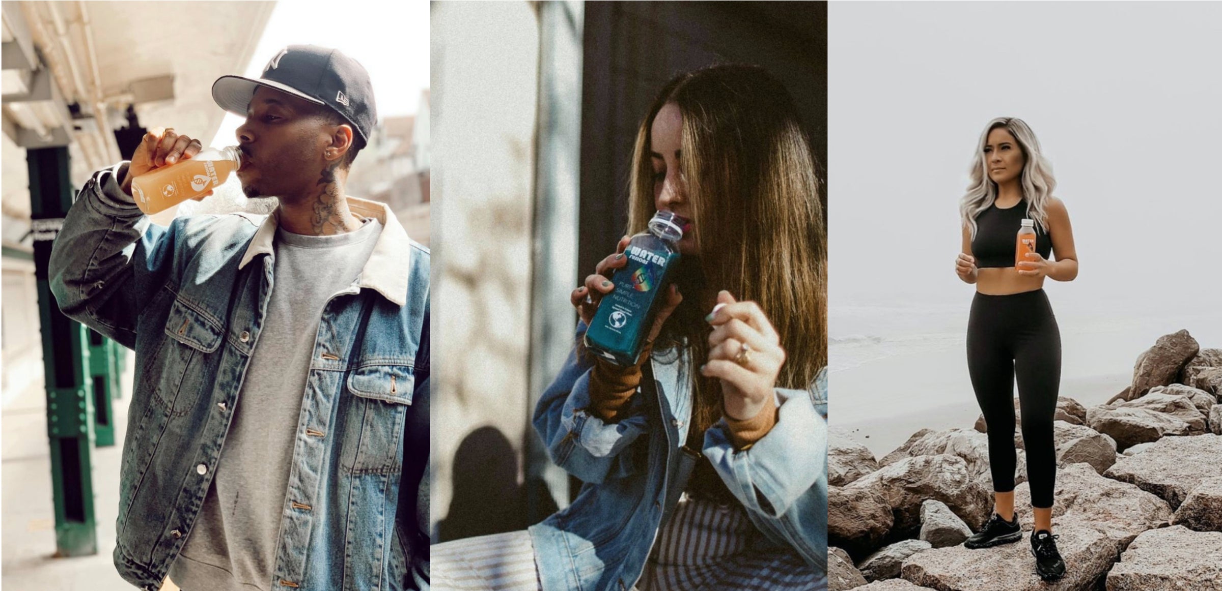 Water Fusions hydration method collection plant-based functional drinks
