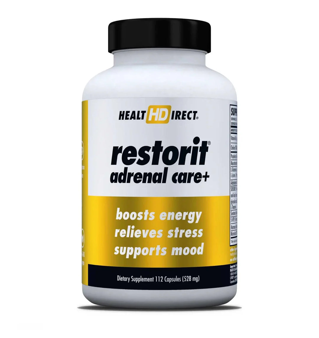 Water Fusions Restorit adrenal recovery supplement bottle front
