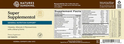 Super Supplemental Vitamin & Mineral