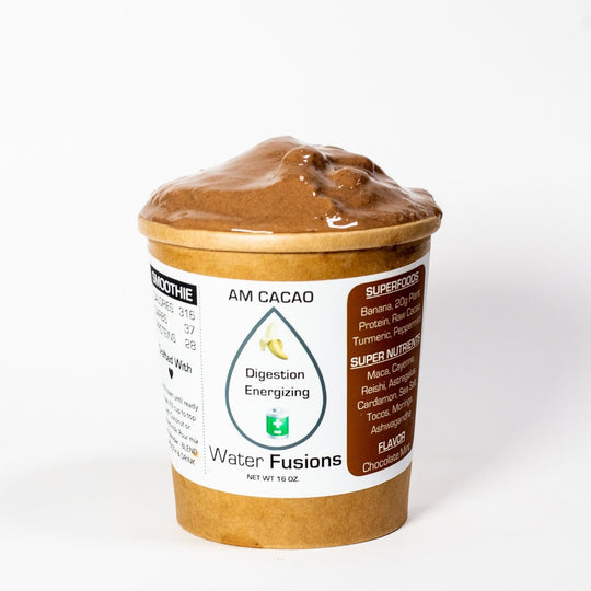 Chocolate mint brain and digestion smoothie