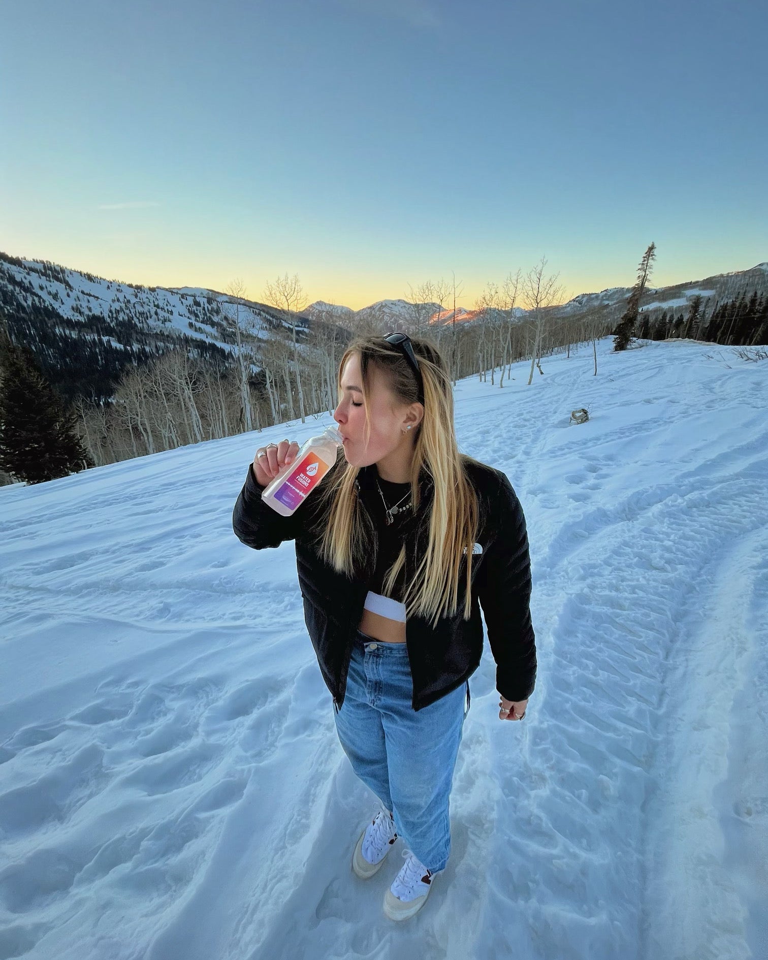 • Immune Taughty lemon mint immune support drink
