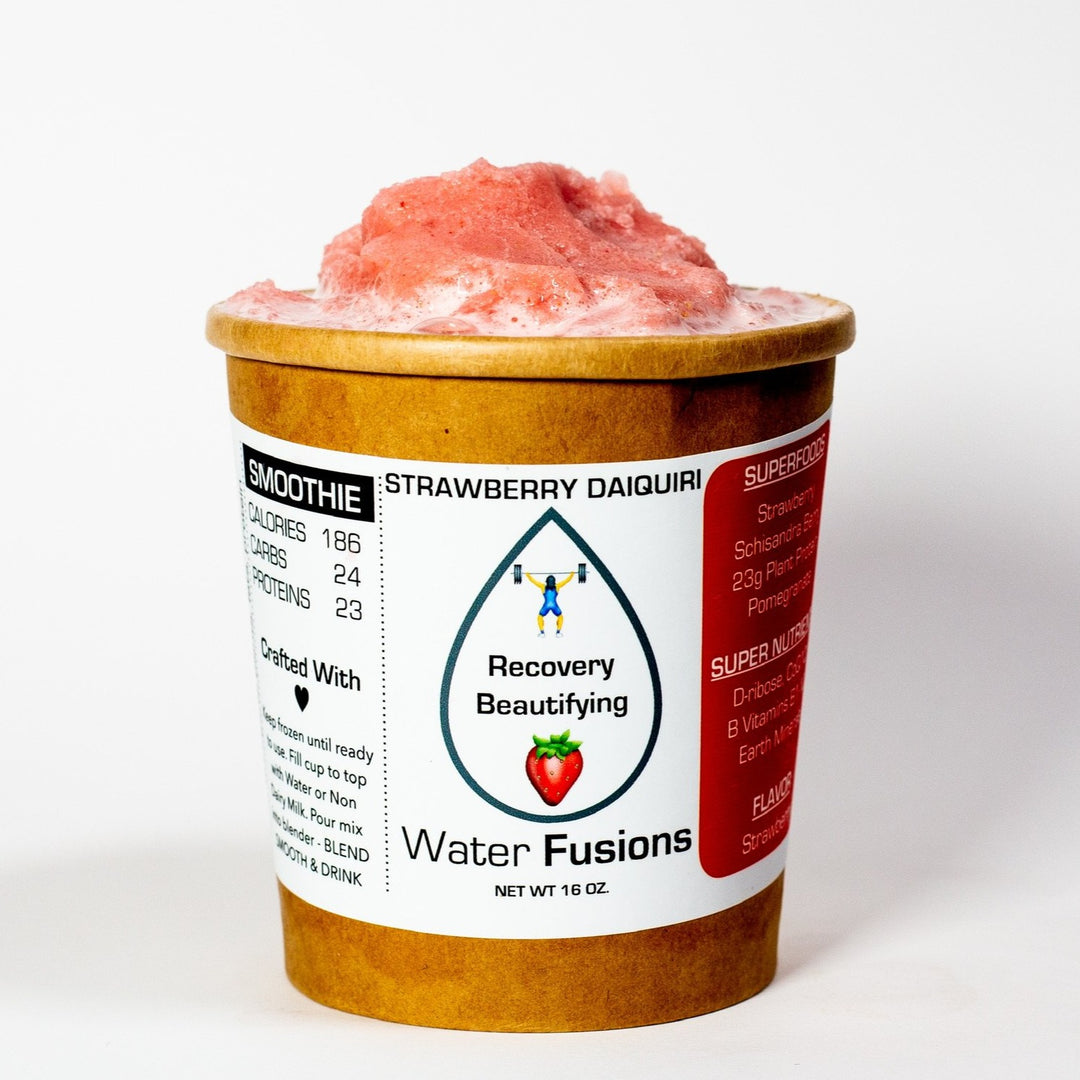 Strawberry protein recovery smoothie