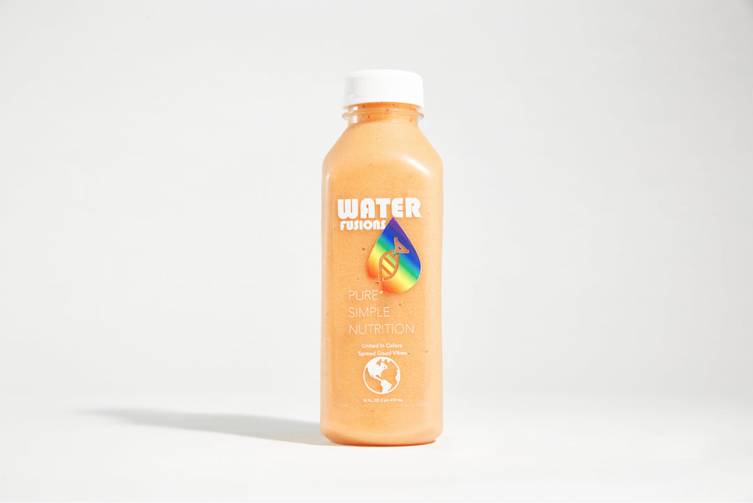 Strawberry mango energy protein smoothie