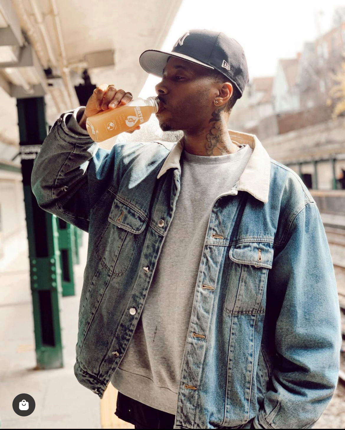 Immune Taughty lemon mint immune support drink